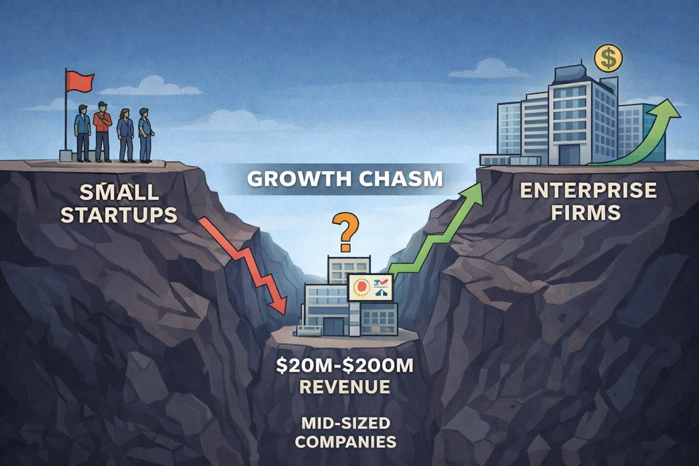 Growth chasm